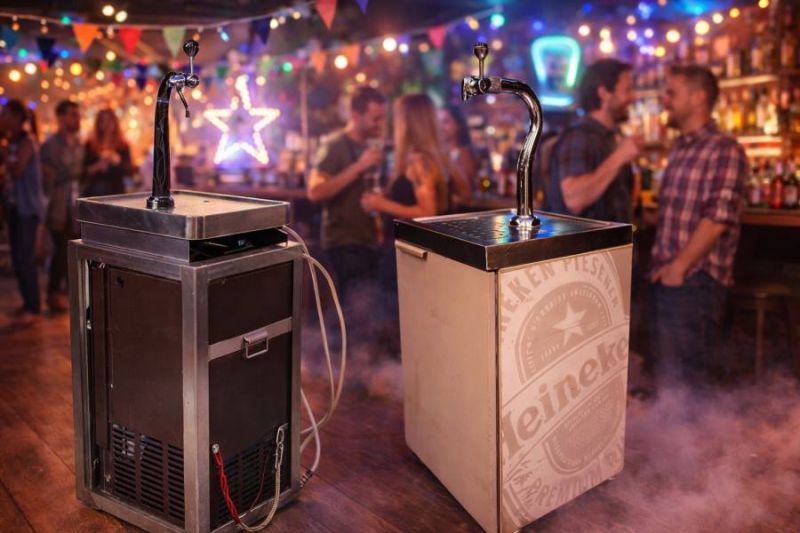 Een biertap huren met fust